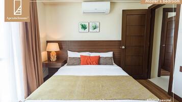 3 bedrooms, in-room safe, iron/ironing board, WiFi