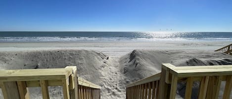 On the beach