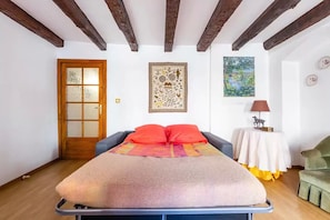 1 bedroom, iron/ironing board, travel crib, free WiFi