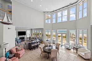 Smart TV, table football, ping pong - Oceanfront with heated private pool (optional),beach access,close to town center (Emerald Isle)