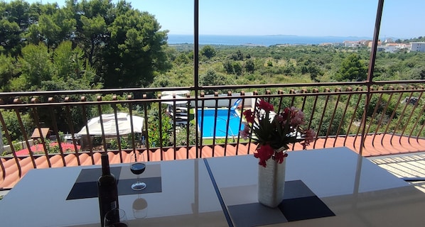 Panoramic Penthouse, Sea View | Terrace/patio