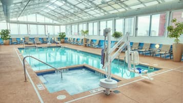 Indoor pool, a heated pool