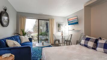 1 dormitori, planxa i posts de planxar, wifi gratuïta i roba de llit