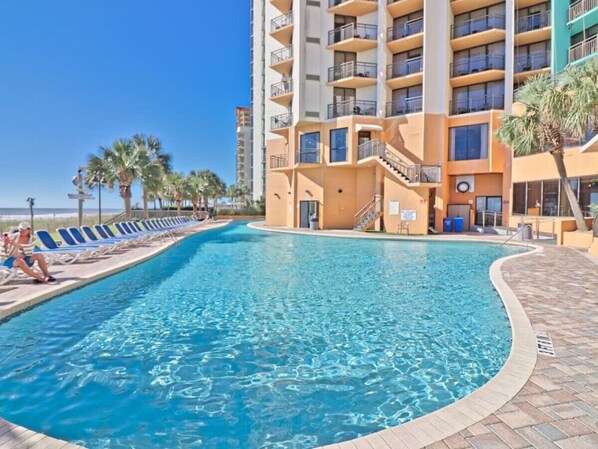 Indoor pool, a heated pool