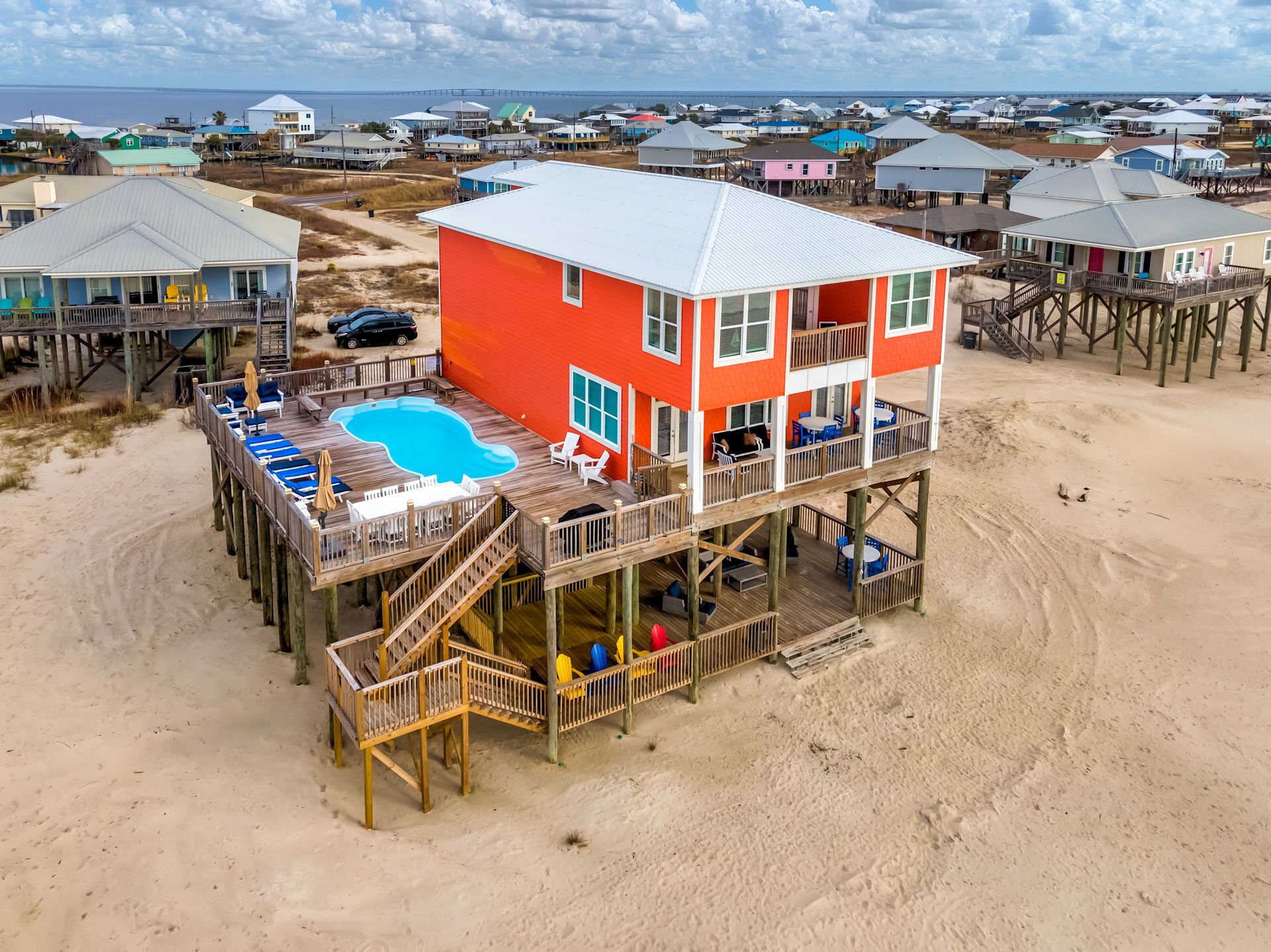 Livin the Dream - Beachfront, 6/6, POOL, Pet Friendly, Sleeps 15