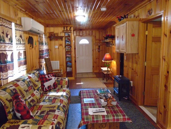 Smart TV, DVD player, books