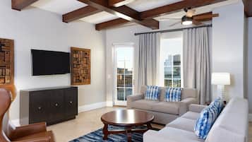 TV, video games, DVD player