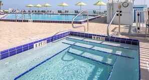 Pool - Beach Resort with Ocean Front Pool and Hot Tub (Daytona Beach)