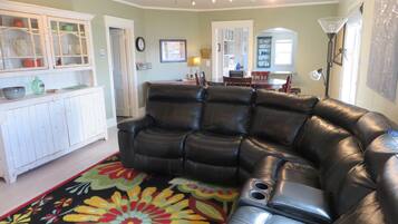 TV, books, video library