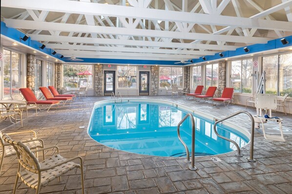 Indoor pool, a heated pool