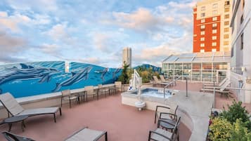 Indoor pool, a heated pool