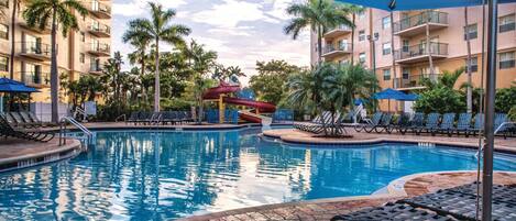 Una piscina climatizada