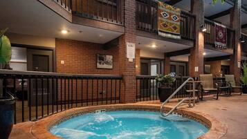 Indoor pool, a heated pool