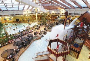 Indoor pool, a heated pool