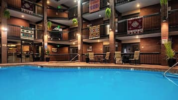 Indoor pool, a heated pool