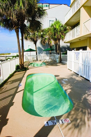 Indoor pool, a heated pool