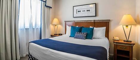 1 habitación, tabla de planchar con plancha, internet y ropa de cama