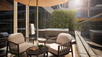 Literie de qualité supérieure, couette en duvet d'oie, minibar