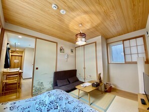 Quarto, para não fumantes, cozinha americana (HOTEL EL SHINJUKU6/103 Max4PAX) | Wi-Fi de cortesia, roupa de cama
