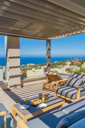 Terrace/patio - Villa Grande Crete (Malevizi)