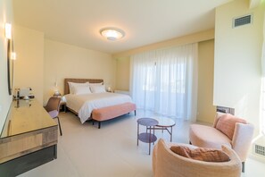 Grand Villa, Sea View | 4 bedrooms, premium bedding, in-room safe, individually decorated - Villa Grande Crete (Malevizi)