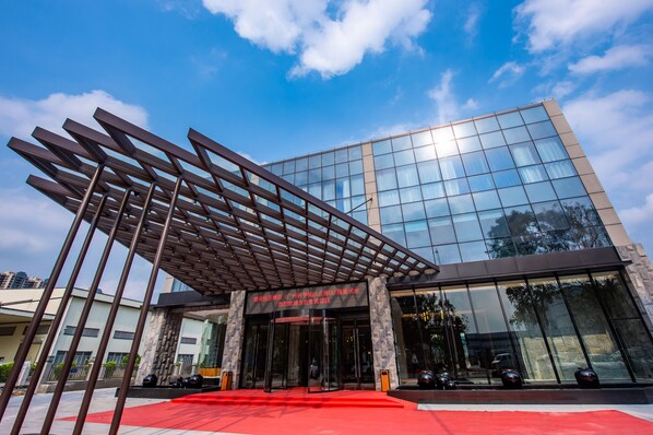 Majoituspaikan julkisivu