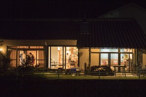 Front of property – evening/night
