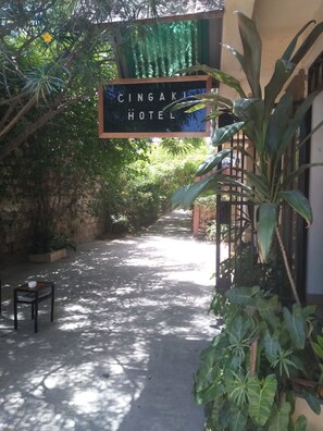 Entrada de l'allotjament