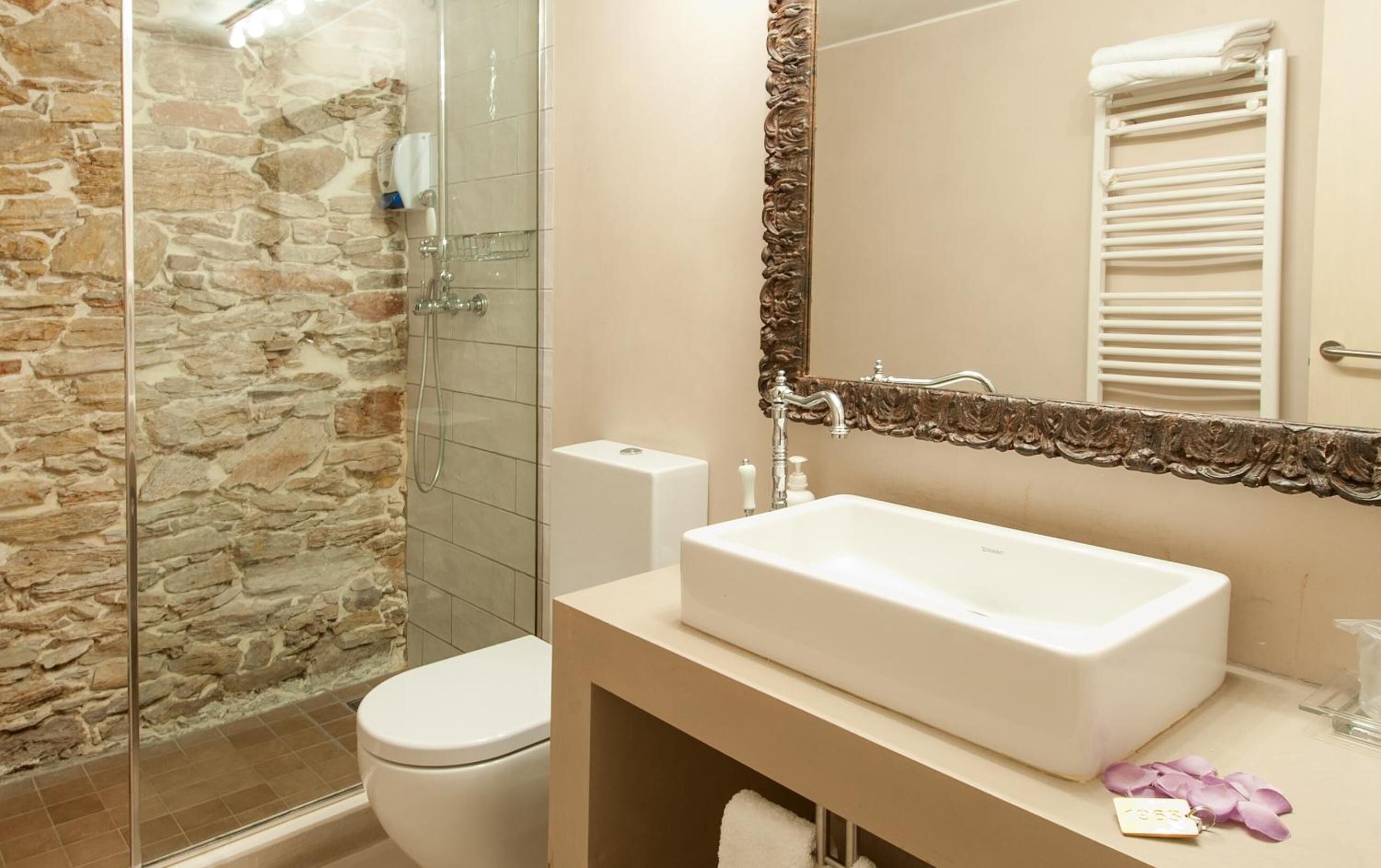 free toiletries, hair dryer, dressing gowns, slippers