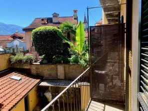 Studio Ville, 1 grand lit | Vue depuis le balcon