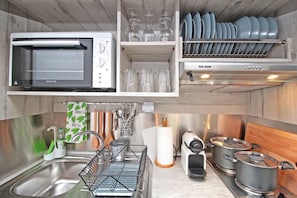 Apartment, Garden View | Private kitchenette | Fridge, stovetop, espresso maker, coffee/tea maker - Camara Studio Mykonos (Mykonos)