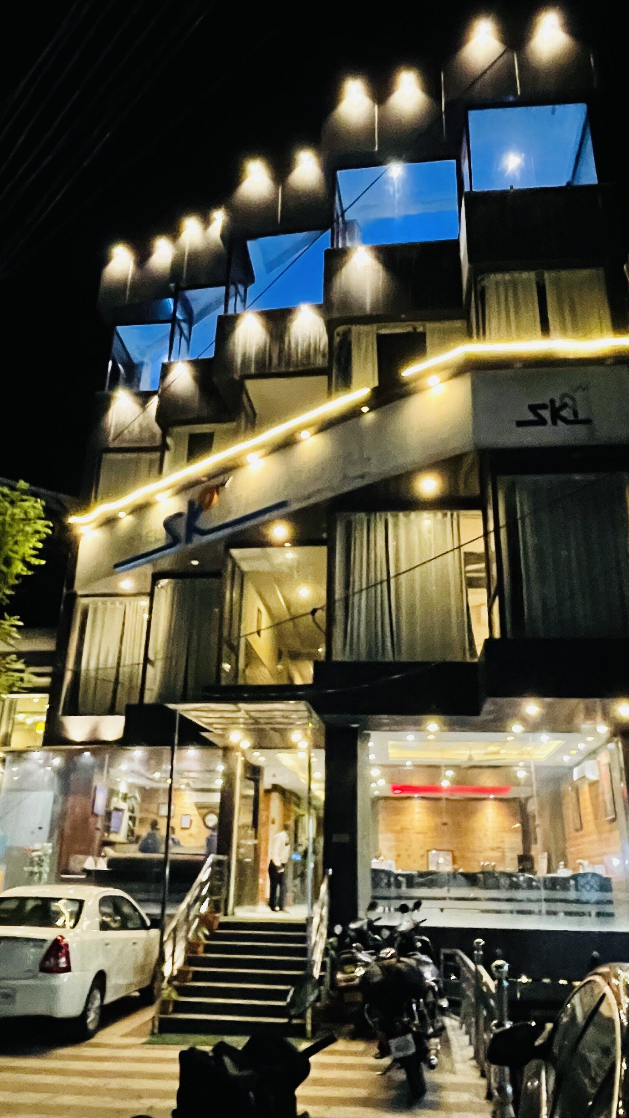 Front of property - evening/night