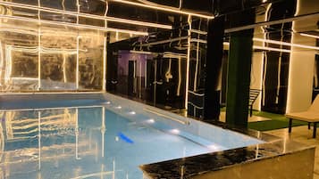 Indoor pool, outdoor pool