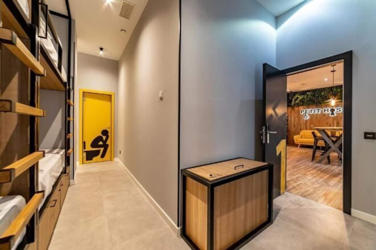 Blackout drapes, soundproofing, WiFi (free), bed sheets