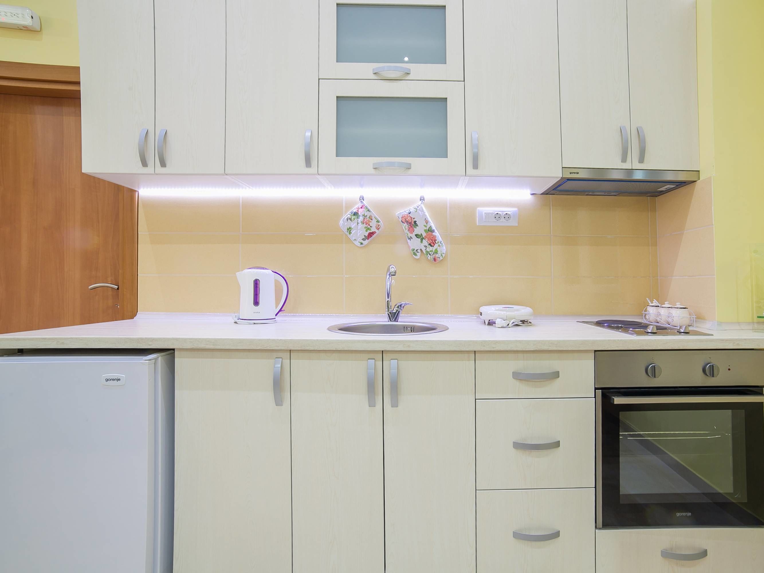  Apartment Sea View Last Floor 27 | Private kitchen | Fridge, oven, stovetop, electric kettle