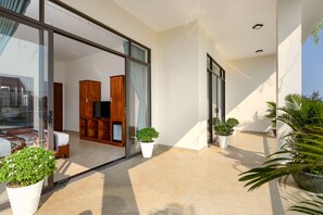 Panoramic Double Room, City View | Minibar, blackout drapes, soundproofing, iron/ironing board - Yellow Mushroom Villa Hoi An (Da Nang)