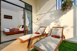 Junior Double Room, Pool View | Minibar, blackout drapes, soundproofing, iron/ironing board - Yellow Mushroom Villa Hoi An (Da Nang)