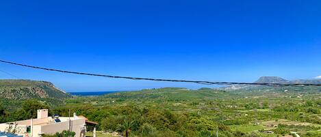 Vue depuis lâhĂ©bergement