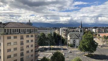 Vue depuis lâhĂ©bergement