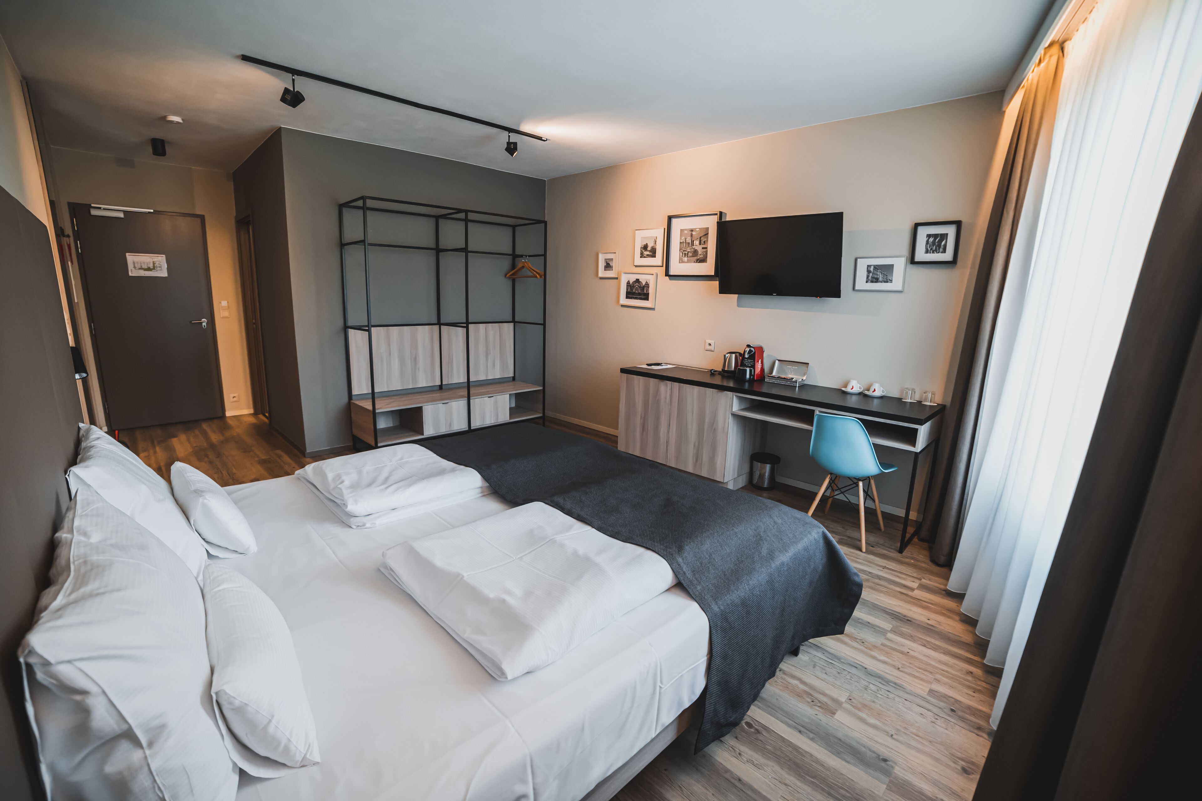 superior room, city view | hypo-allergenic bedding, desk, laptop workspace, blackout curtains