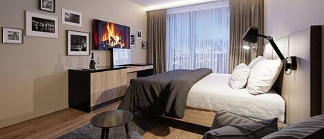 Chambre Supérieure, balcon (Deluxe) | Literie hypoallergénique, bureau