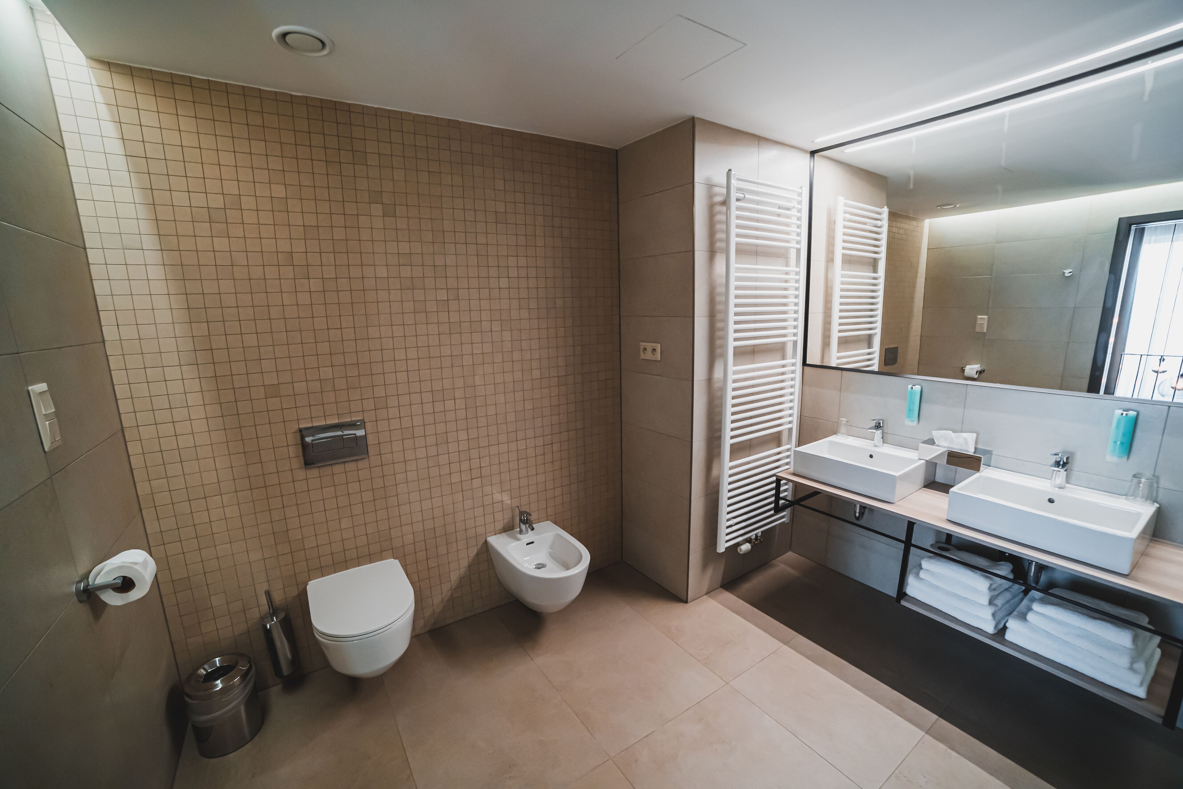 duplex, balcony, city view | bathroom | shower, free toiletries, hair dryer, towels