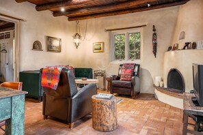 تلفزيون، مدفأة، كُتُب