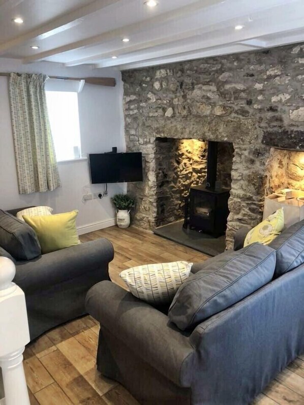 Ferienhaus | Wohnbereich | Flachbildfernseher