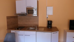 Leilighet | Eget kjøkken | Kaffetrakter/tekoker, kjøleskap, mikrobølgeovn og ovn