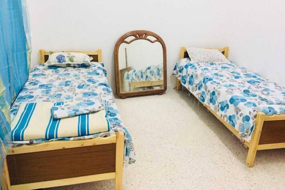 Zweibettzimmer, 2 Einzelbetten, Gemeinschaftsbad