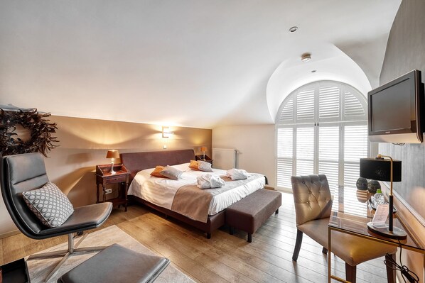 Deluxe dubbelrum | Egyptiska bomullslakan, sängtillbehör av högsta kvalitet och duntäcken