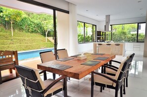Dining - 4 BR City View Villa with a private pool 2 (Bandung)