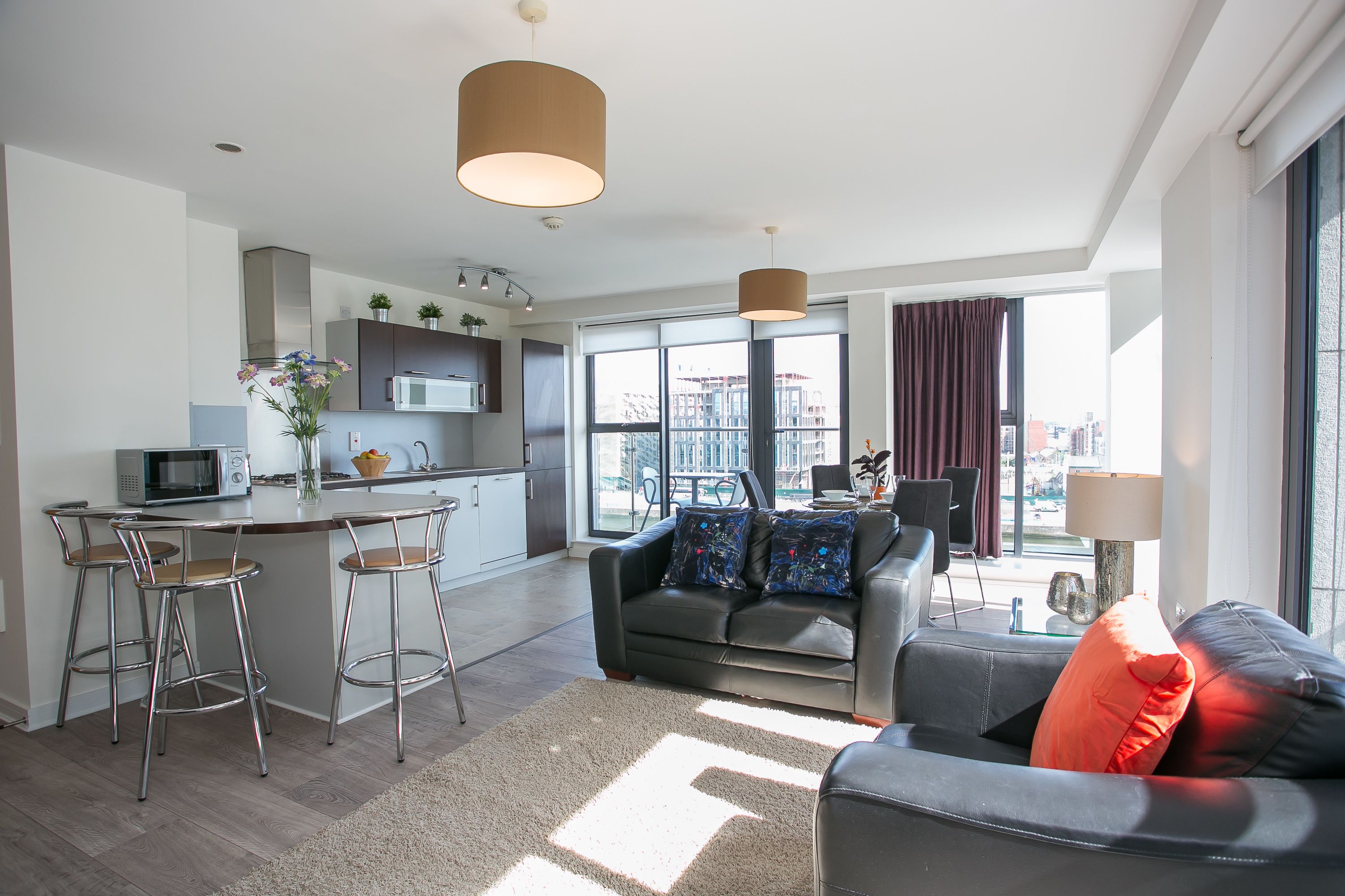 Apartment, 2 Bedrooms | Living area | Plasma TV