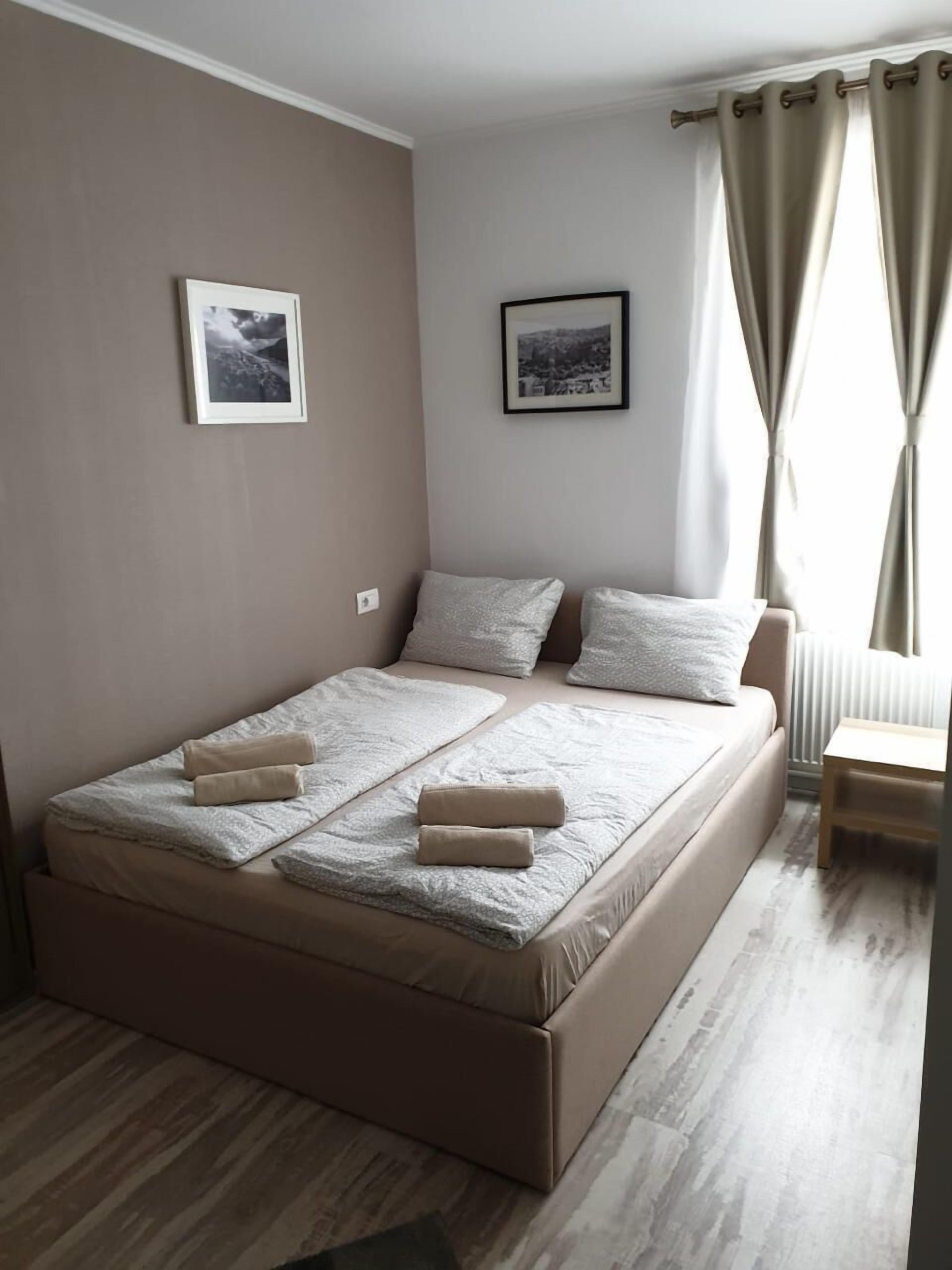 basic double room | blackout curtains, soundproofing, free wifi, bed sheets